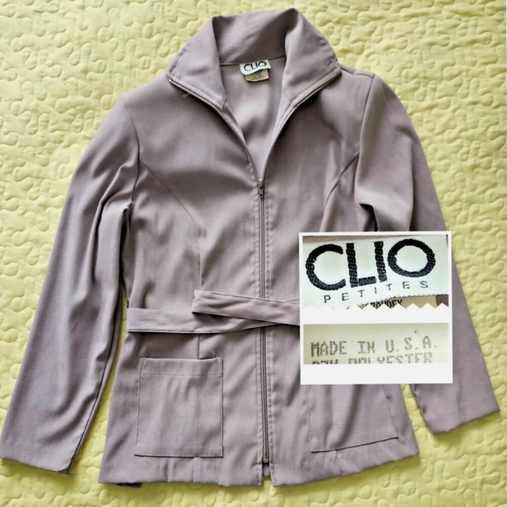 VTG CLIO Safari Jacket Made in USA